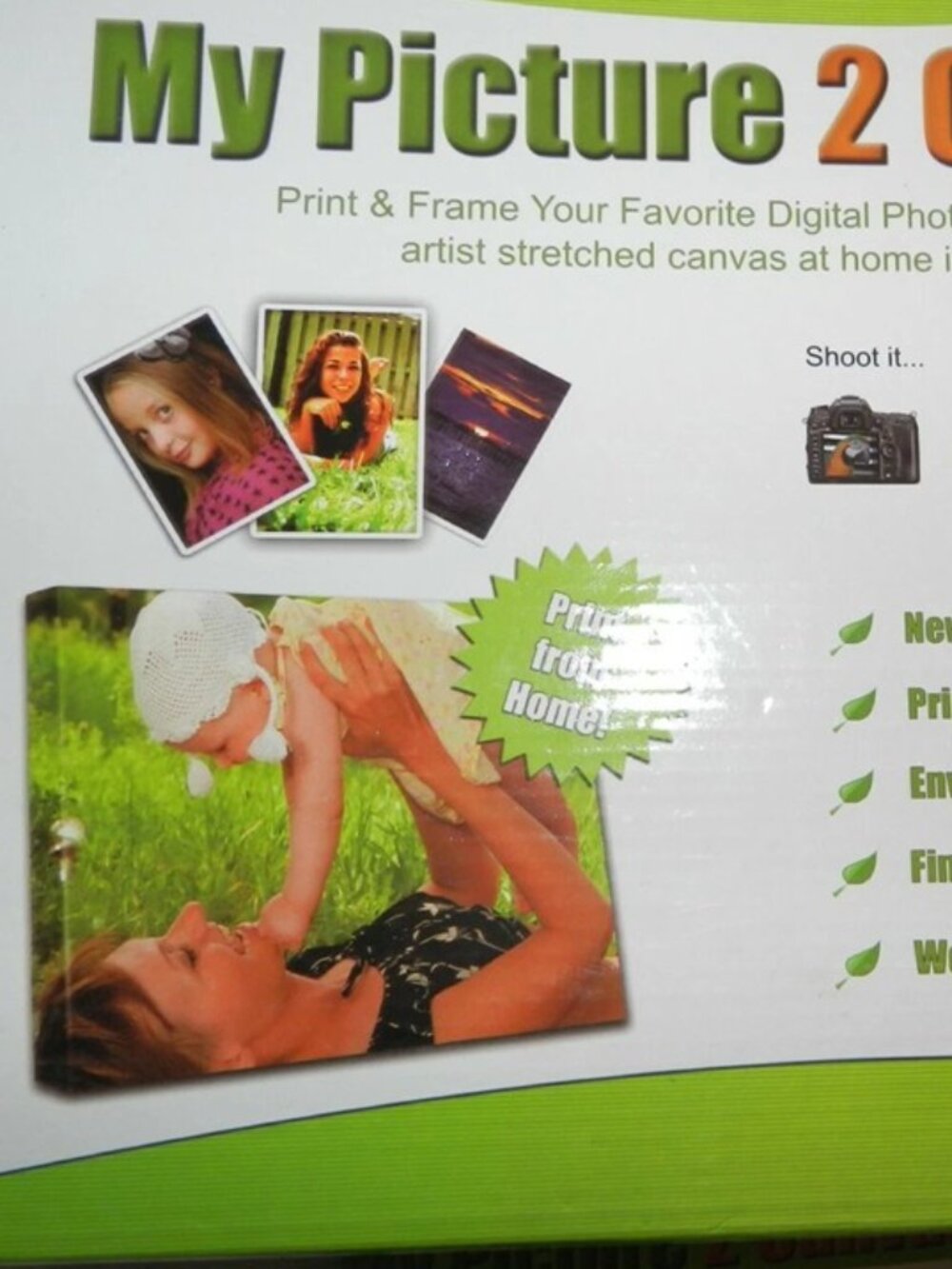 My Pictures 2 Canvas kit Makes 3 Framed Canvas pictures